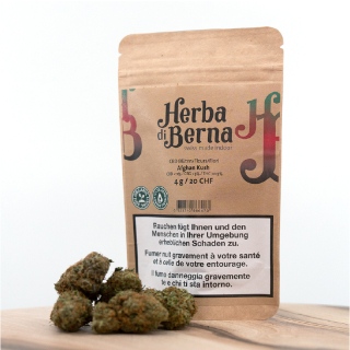 HerbadiBerna Indoor Blüten - Afghan Kush (4g)
