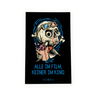 Geile Teile - Acrylplatte - Alle im Film, keiner im Kino (22 x 14cm)