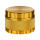 SuperHeroes Grinder Metal 60mm - 4Parts Gold Ribbed (1 Stk)