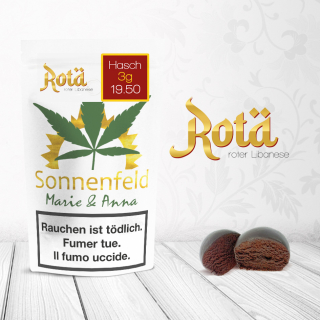 Sonnenfeld CBD Hash - Roter Libanese (CHF19.50/3g)