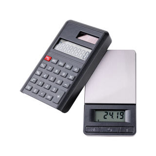 SuperHeroes Taschenwaage - Solar Taschenrechner (200g/0.01g)