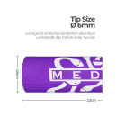 Medusa - Hybridfilter - Violet - Glas (100 Stk. x 6mm)