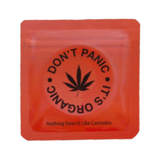 Dont Panic Bag 6.4x6.4cm - Red (1 Stk)