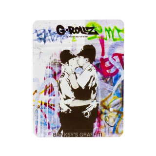 Banksy Bag - Kissing Coppers (6.5cm x 8.5cm)