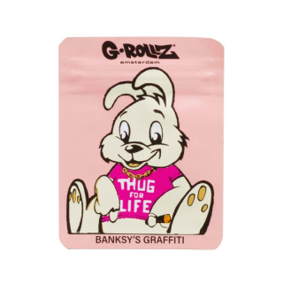 GRollz Bag Banksy 6.5x8.5cm - Thug for Life Pink (1 Stk)