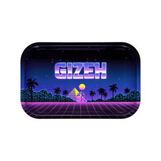GIZEH RollingTray 27.5x17.5cm - Retro Wave (1 x 6Stk)