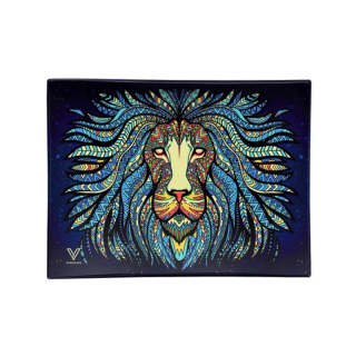 VSyndicate RollingTray Glass 16cm x 12cm - Tribal Lion (1 Stk)