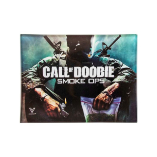 VSyndicate RollingTray Glass 16cm x 12cm - Call of Doobie (1 Stk)