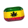 VSyndicate RollingTray 18x14cm - Rasta Leaf (1 Stk)