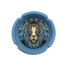 Silikon Aschenbecher - Tribal Lion (8cm x 2.3cm)