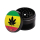 VSyndicate Grinder Ceramic 55mm - 4Parts Non-Stick Rasta Leaf (1 Stk)