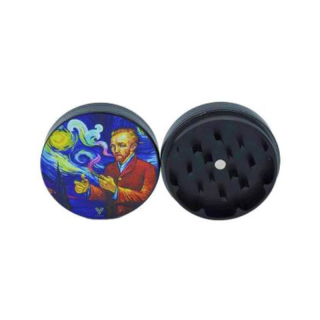VSyndicate Grinder Alu 50mm - 2Parts SharpShred Smoky Night (1 Stk)