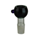 Steckkopf für Bong Glas - Schwarz (1 Stk)
