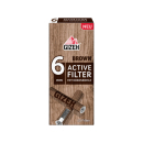 GIZEH ActiveFilter 6mm - Brown (20 x 10Stk)