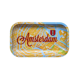 RollingTray Metal 27cm x 16cm - Amsterdam Map (1 Stk)