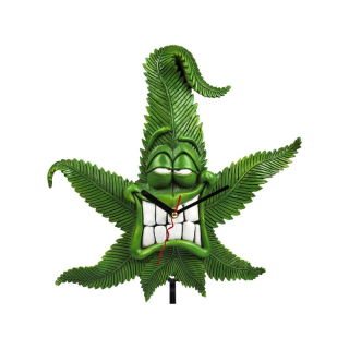 Cannabuds Uhr - Pendel (1 Stk)