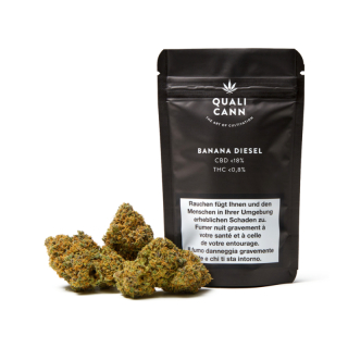 Qualicann Indoor Blüten - Banana Diesel (CHF50.00/5.5g)