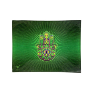 VSyndicate RollingTray Glass 16cm x 12cm - Hamsa Green (1 Stk)
