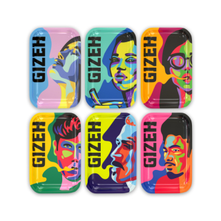 GIZEH RollingTray 27.5cm x 17.5cm - Faces (1 x 6Stk)