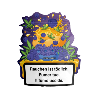 Cannabees Indoor Blüten - Blueberry Muffin (CHF26.50/4g)