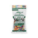 Purize Aktivkohlefilter Xtra Slim 6mm - rainbow (50 Stk.)
