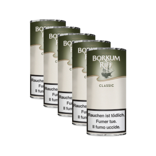 NP0207 BorkumRiff PfeifenTabak Beutel - Classic (5 x 50g)