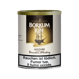 NP1006 BorkumRiff PfeifenTabak Dose - Bourbon Whiskey (1 x 200g)