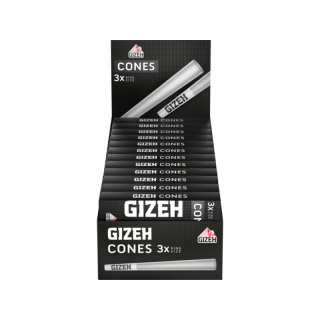 GIZEH Cone - Black (24 x 3Stk)