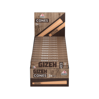 GIZEH Cone - Brown (24 x 3Stk)