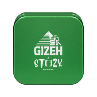 Steezy Grinder Alu 63mm - 2Parts GIZEH x Steezy Green (1 Stk)