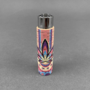Clipper Feuerzeug Softflame Kork Cover - Mandala Hanfblatt assortiert (1 Stk)