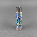 Clipper Feuerzeug Softflame Kork Cover - Mandala Hanfblatt assortiert (1 Stk)