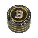 Grinder Alu 50mm - 4Parts Bling Bling Bitcoin (1 Stk)