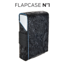 FLAPCASE N°1 "Flora Pitch" Zigarettenbox Ornament Schwarz 80mm