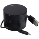 Grinder Alu 50mm - 3Parts USB with Lighter (1 Stk)