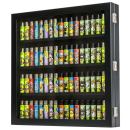 Clipper Vitrine - leer 72er Schwarz 42x42cm (1 Stk)