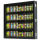 Clipper Vitrine - leer 72er Schwarz 42x42cm (1 Stk)