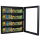 Clipper Vitrine - leer 72er Schwarz 42x42cm (1 Stk)