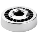 Windaschenbecher Metall 13cm - Smokeless Chrom (1 Stk)