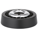 Windaschenbecher Metall 13cm - Smokeless Schwarz/Chrom (1...