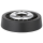 Windaschenbecher Metall 13cm - Smokeless Schwarz/Chrom (1 Stk)