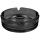 Aschenbecher Glas 10.5cm - Schwarz (1 x 6Stk)