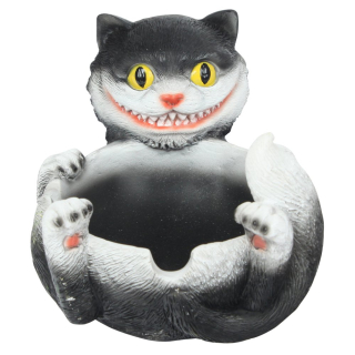 Aschenbecher Keramik 9cm - Cat (1 Stk)