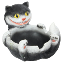 Aschenbecher Keramik 9cm - Cat (1 Stk)