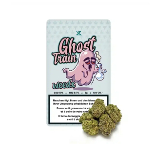 Weedx Indoor Blüten - Ghost Train (CHF20.00/3g)