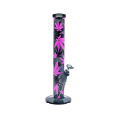 FireFlow & BlackLeaf  - Bong - Leaves Pink (40cm x...