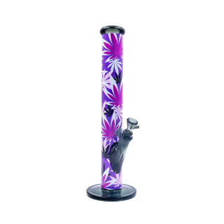 FireFlow x Blackleaf Bong 40cm - Pink Leaves (1 Stk)