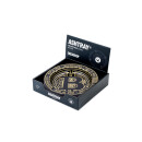FireFlow - Metal Ashtray - Bitcoin metallic - 14cm (6 Stk.)
