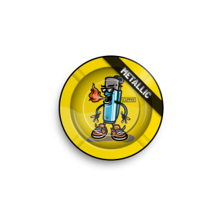 FireFlow - Metal Ashtray - Clipper Character metallic - 14cm (6 Stk.)