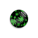 FireFlow Aschenbecher Metall 14cm - Leaves Green Metallic (1 x 6Stk)